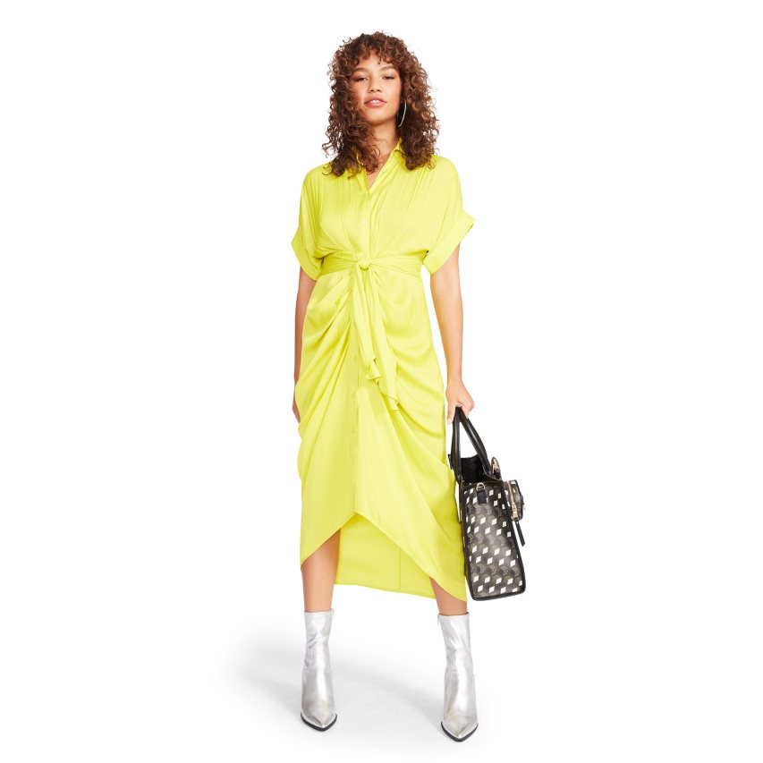 Vestido Steve Madden Tori Citron Mujer Amarillo | ES UR9618